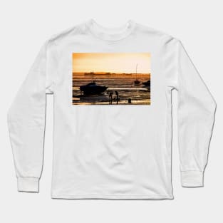 Thorpe Bay Sunset Southend on Sea Essex Long Sleeve T-Shirt